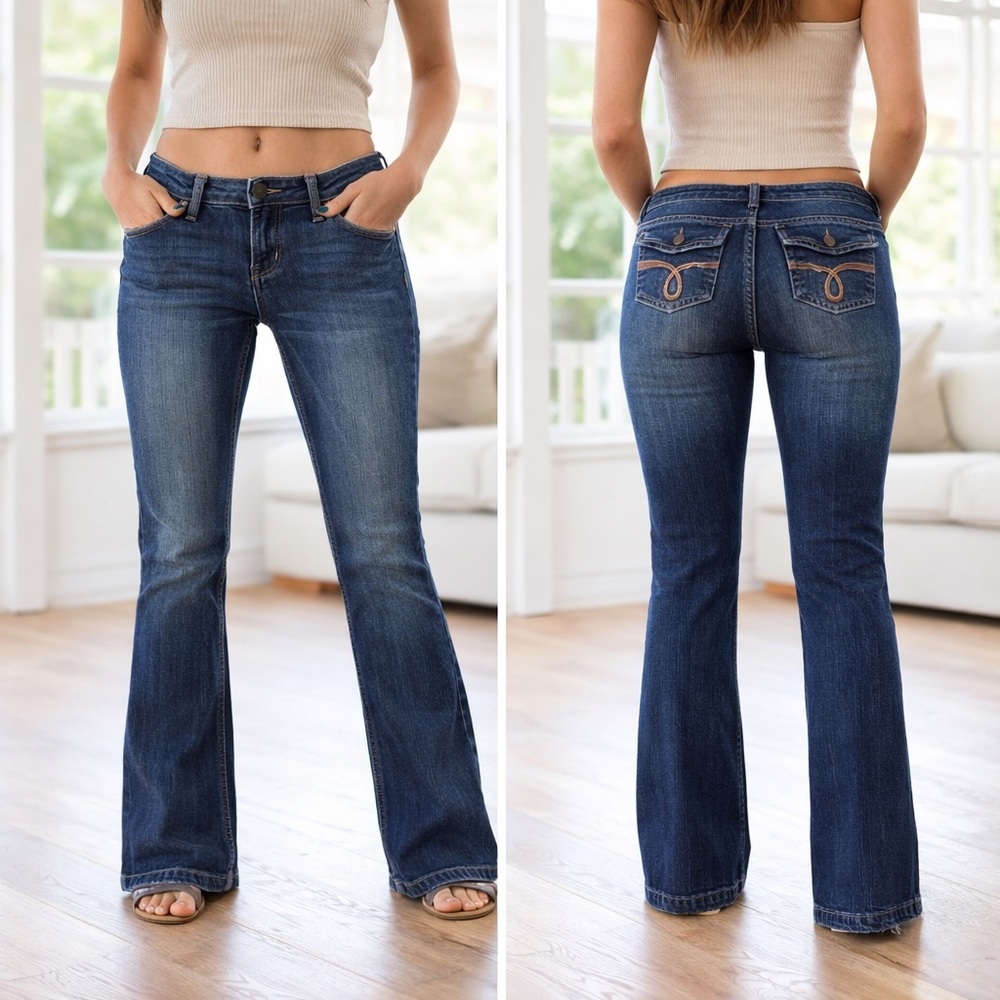 Rue21 Dark Blue Flare Jeans